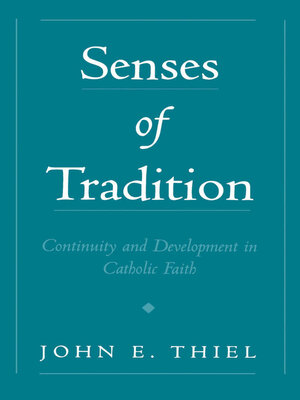 cover image of Senses of Tradition